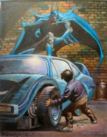Bolton: Batman Card Art (Jason Todd), Comic Art
